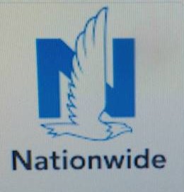 Nationwide logo with a blue eagle and text.