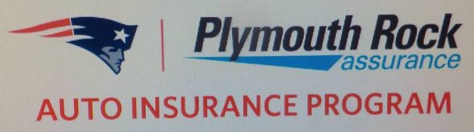 Partial logo of Plymouth Insurance with bold text.